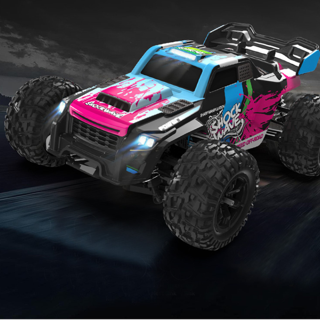 SHOCK WAVE 40+ km/h High Speed Smart Control 4WD Monster Truck Splash-Proof Design SHOCK WAVE 40+ km/h High Speed Smart Control 4WD Monster Truck Splash-Proof Design